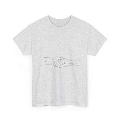 Simple Line Drawings Unisex Heavy Cotton Tee