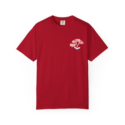 Mushroom Graphic T-Shirt, Cute Summer Tee, Unisex Casual Shirt, Gift for Nature Lovers, Eco-Friendly Fashion, Fun Vintage Style