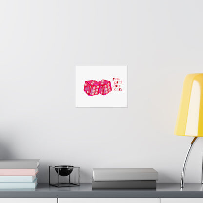 Empowering Inspirational Poster, Wall Art for Girls, Motivational Decor, Office Wall Art, Affirmation Decor, Gift for Women