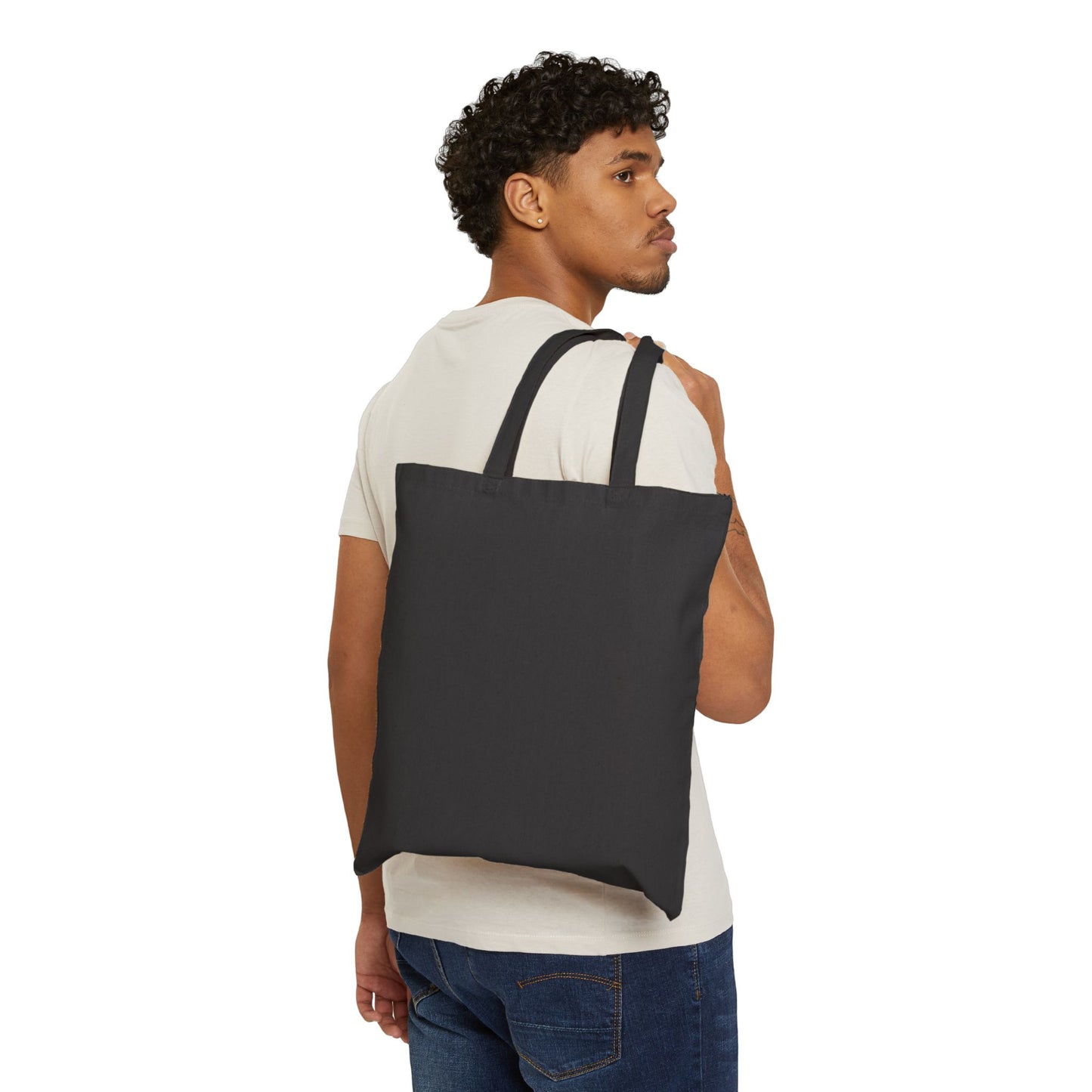 Lucky Dice Cotton Canvas Tote Bag, Fun Eco-Friendly Tote, Gift for Gamers, Everyday Use, Travel Bag, Stylish Shopping Tote