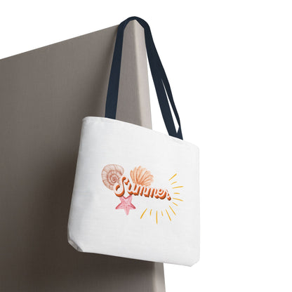 Summer Vibes Tote Bag, Beach Bag, Casual Carryall, Eco-Friendly Tote, Vacation Accessory, Gift for Her