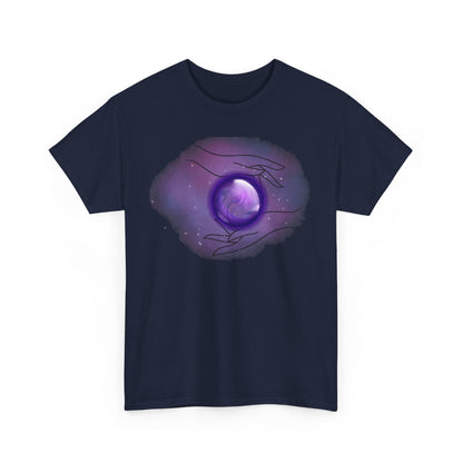 Mystical Hands Graphic Tee, Spiritual Clothing, Astrology Gift, Boho Fashion, Unisex Cotton T-Shirt