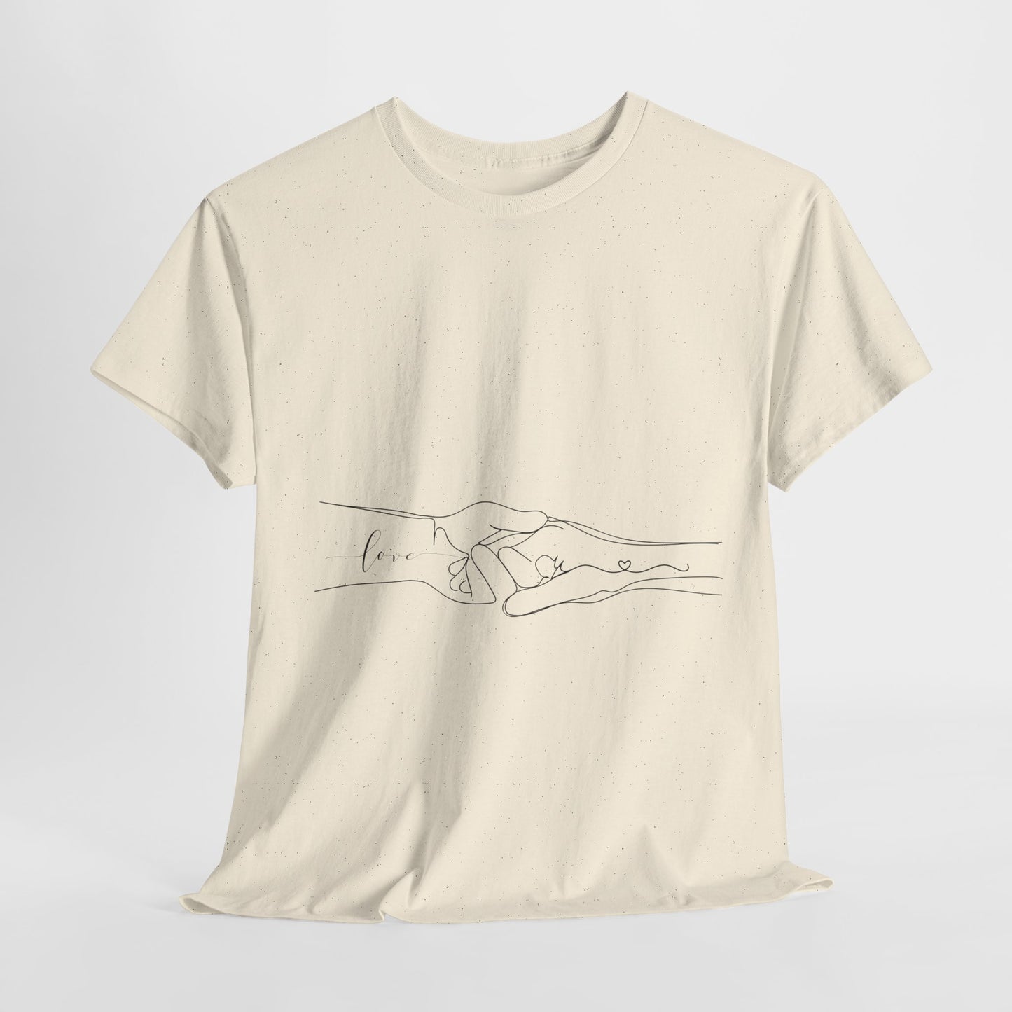 Simple Line Drawings Unisex Heavy Cotton Tee