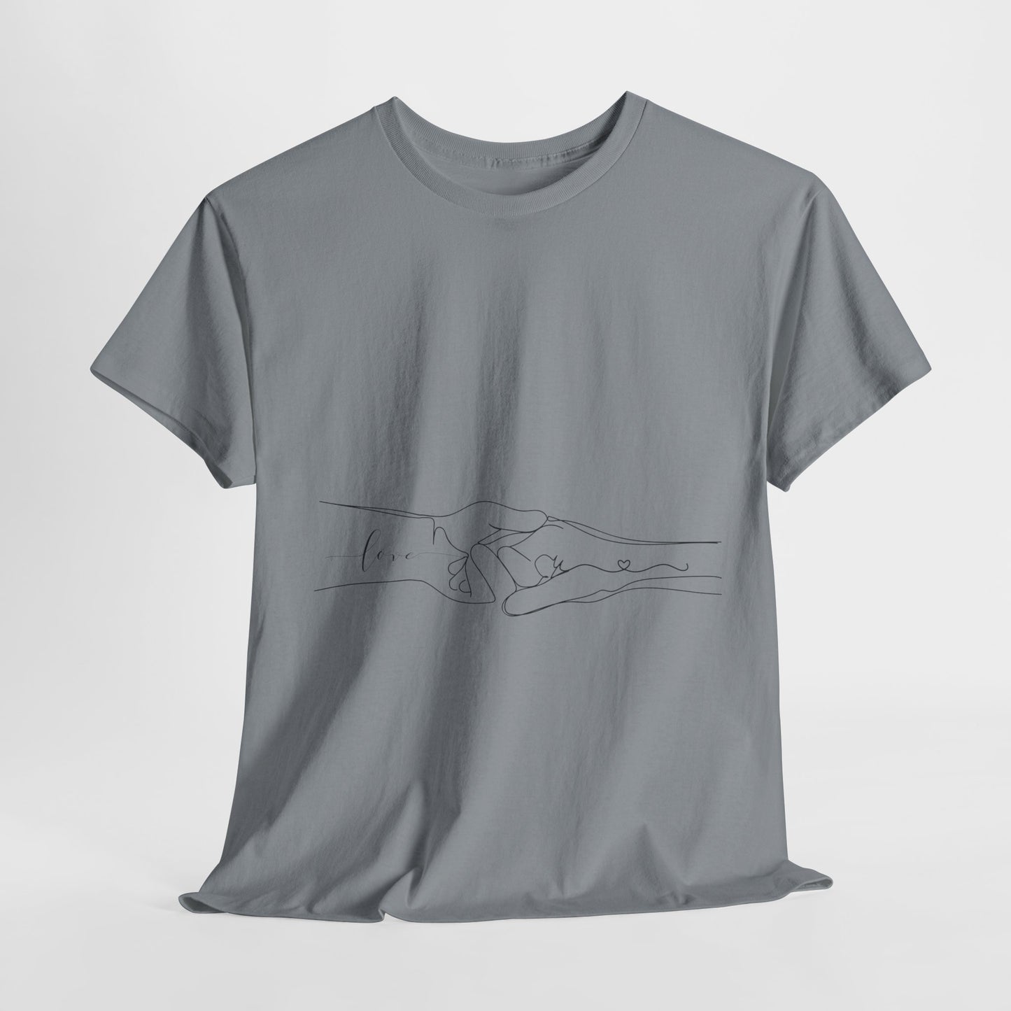 Simple Line Drawings Unisex Heavy Cotton Tee