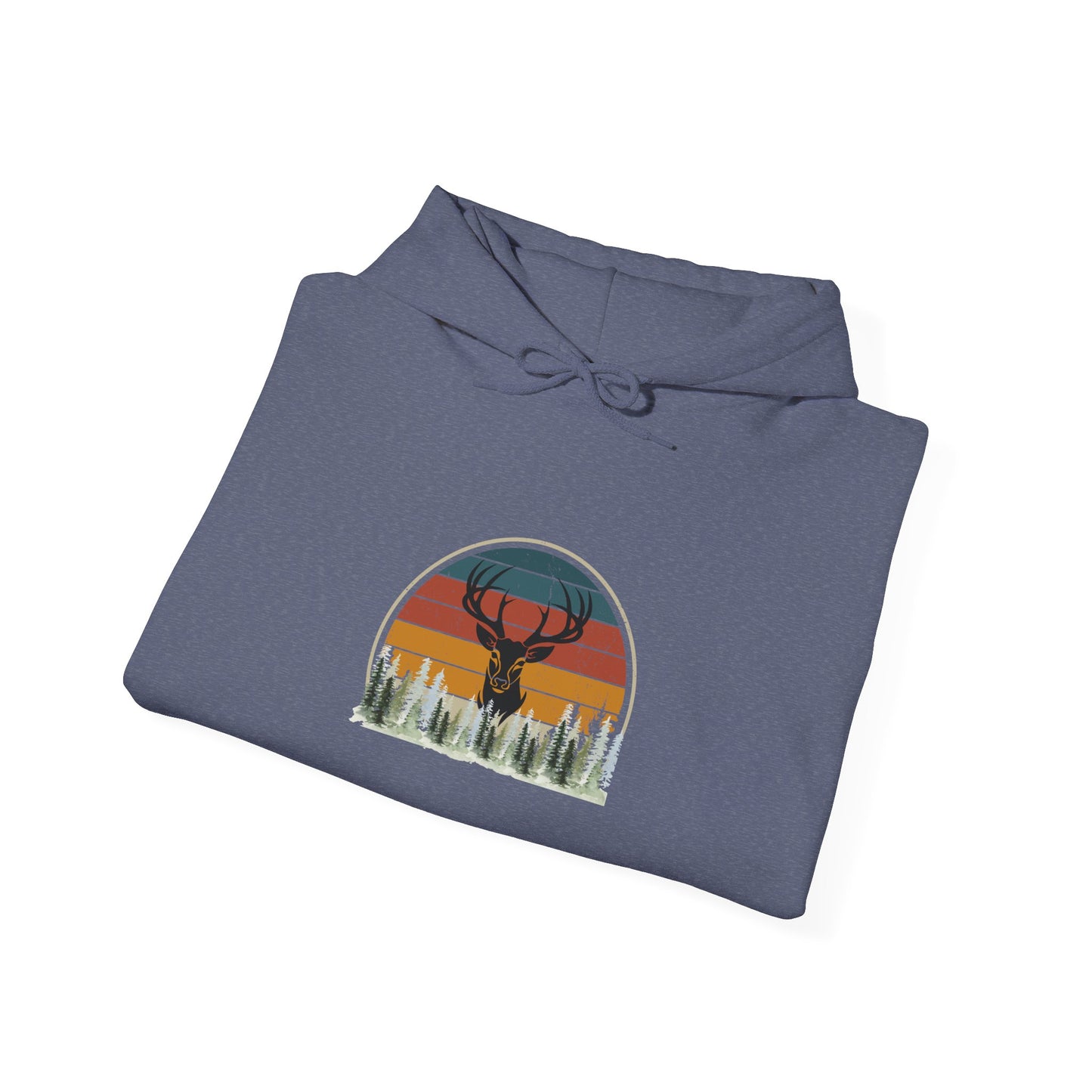 Stylish Unisex Hoodie with Retro Mountain Design, Cozy Apparel, Perfect for Outdoor Lovers, Gifts for Him or Her, Casual Wear