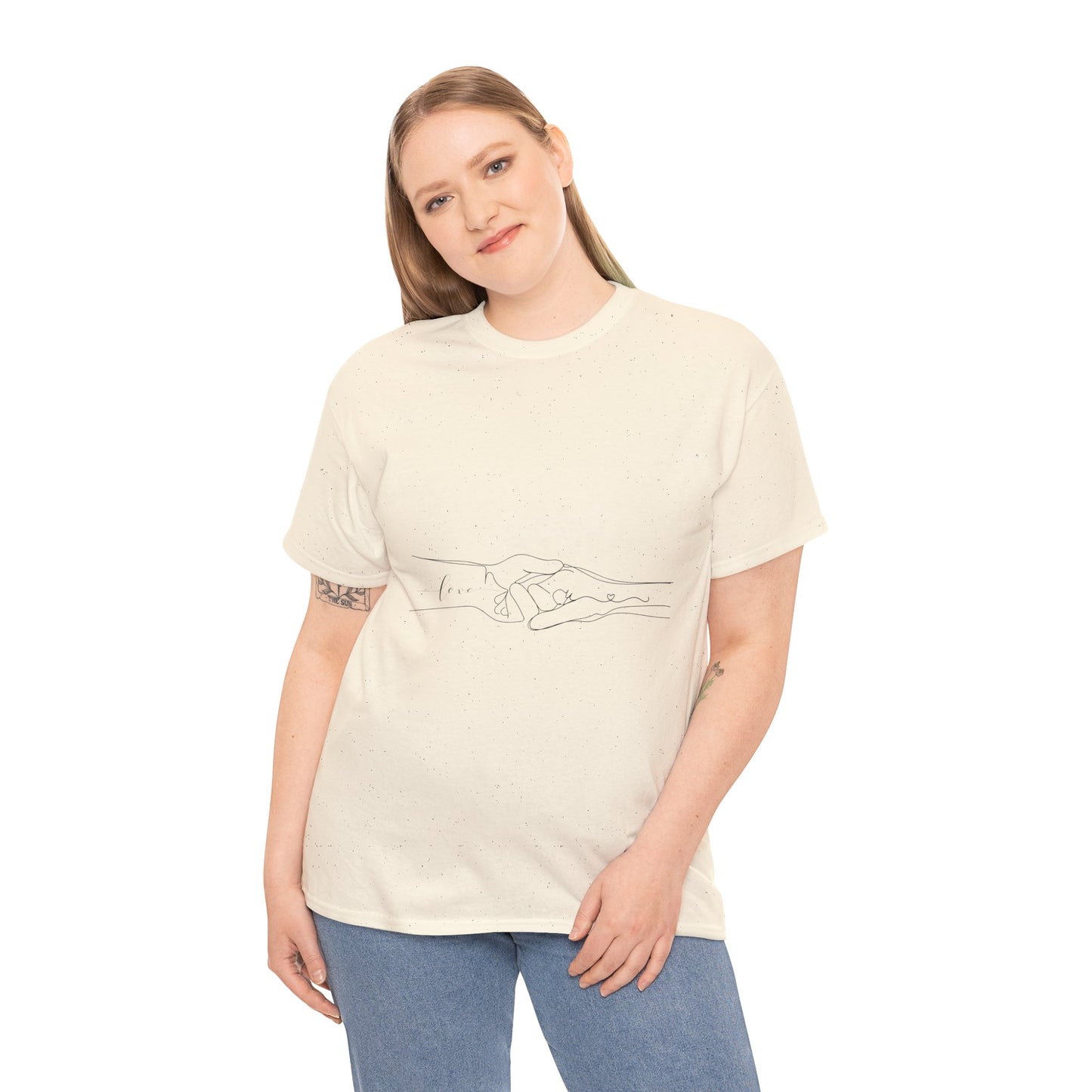Simple Line Drawings Unisex Heavy Cotton Tee