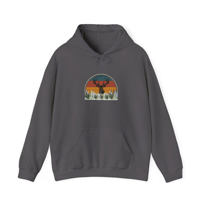Stylish Unisex Hoodie with Retro Mountain Design, Cozy Apparel, Perfect for Outdoor Lovers, Gifts for Him or Her, Casual Wear