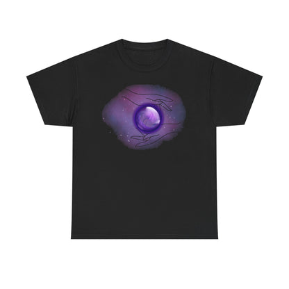 Mystical Hands Graphic Tee, Spiritual Clothing, Astrology Gift, Boho Fashion, Unisex Cotton T-Shirt