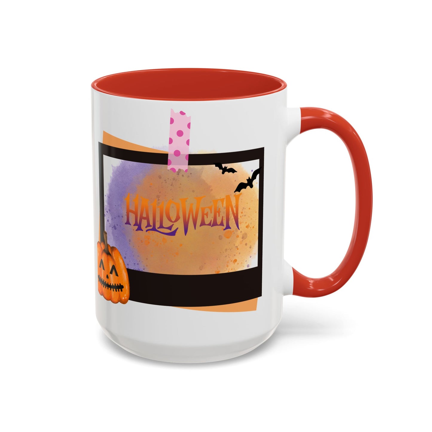 Halloween Accent Coffee Mug - Spooky Pumpkin, Fall Decor, Gift for Coffee Lovers, Seasonal Homeware, Halloween Party