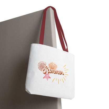 Summer Vibes Tote Bag, Beach Bag, Casual Carryall, Eco-Friendly Tote, Vacation Accessory, Gift for Her