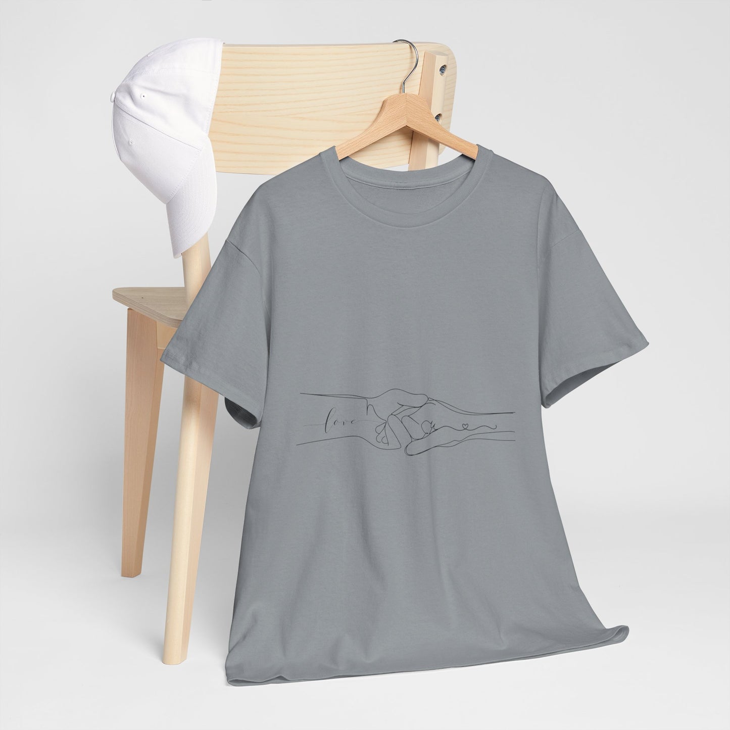 Simple Line Drawings Unisex Heavy Cotton Tee