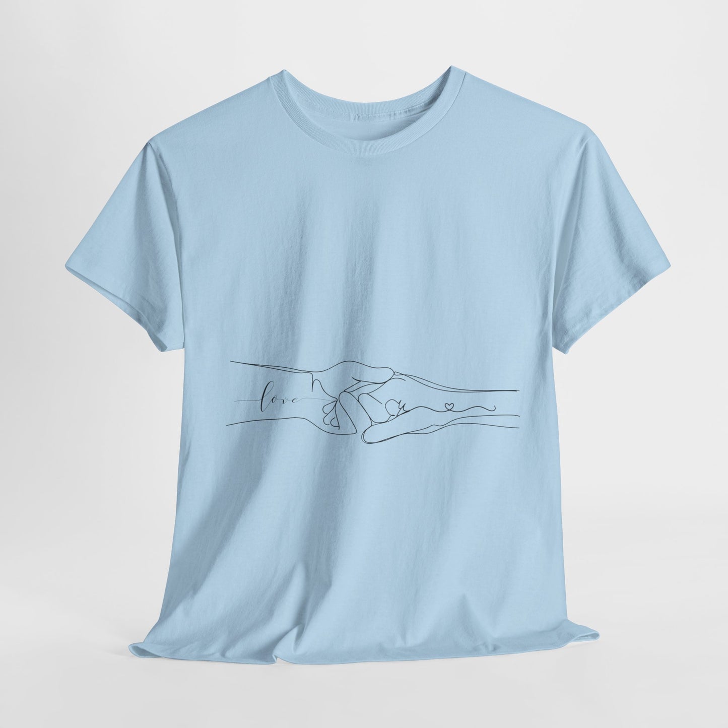 Simple Line Drawings Unisex Heavy Cotton Tee