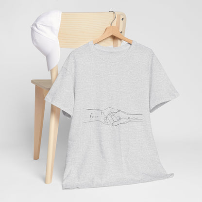 Simple Line Drawings Unisex Heavy Cotton Tee