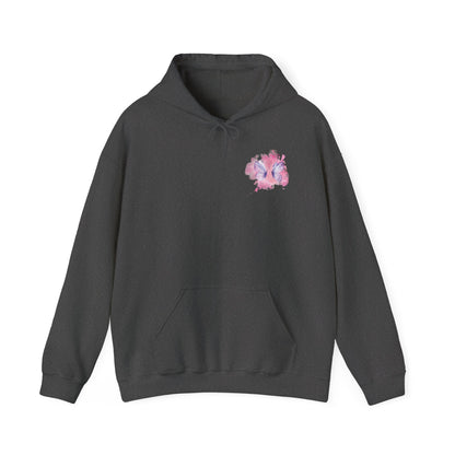Whimsical Butterfly Sweatshirt - Cozy Hooded Sweatshirt, Pastel Art Apparel, Spring Fashion, Gift for Nature Lovers, Butterfly Lover Gift